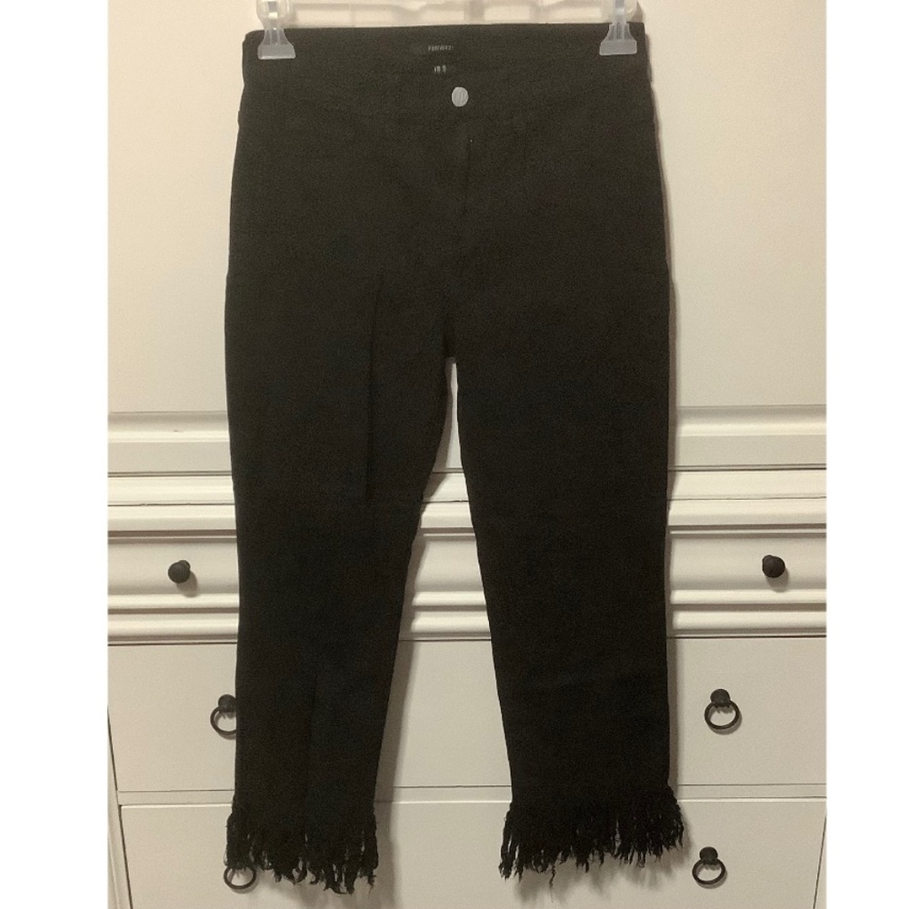 NWT Forever twentyone ladies size 29 black denim pant/ankle